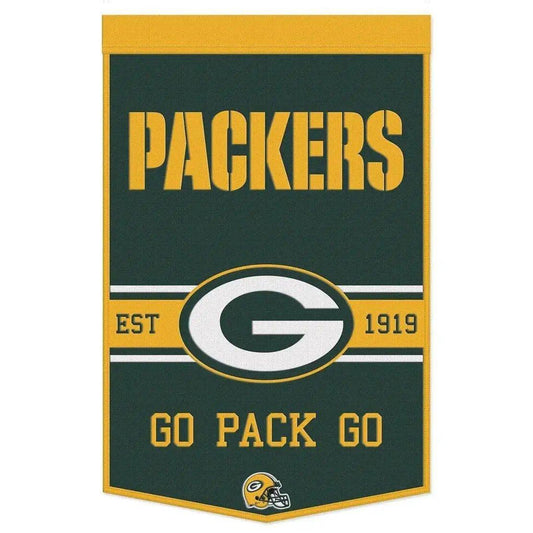  Green Bay Packers Wool Banner 24x38 Dynasty Slogan Design -  ToylandEU™