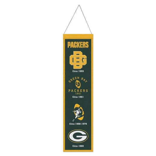  Green Bay Packers Wool Banner 8x32 Heritage Evolution -  ToylandEU™