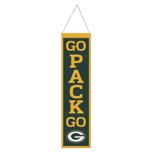  Green Bay Packers Wool Banner 8x32 Heritage Slogan Design -  ToylandEU™