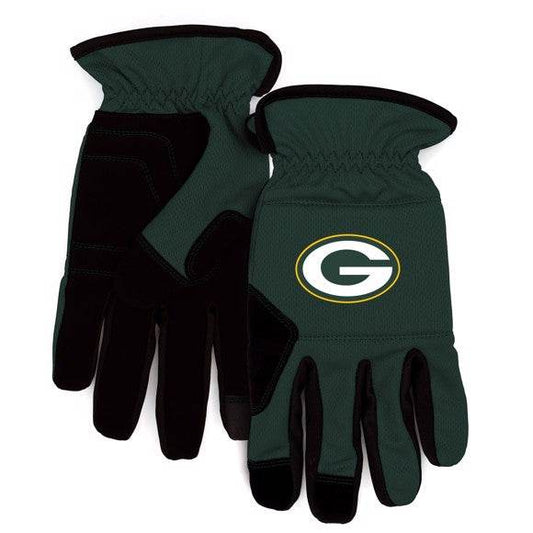 Green Bay Packers Work Gloves Padded Durable Grip Elite - ToylandEU