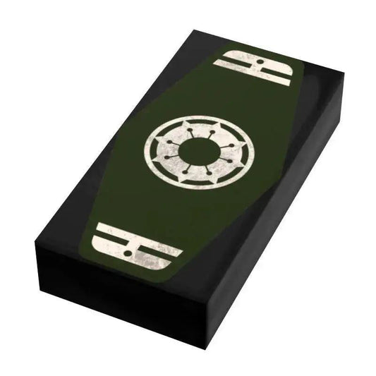  Green Commander Sabacc Card Custom Printed 1x2 Tile made using LEGO part - B3 Customs -  ToylandEU™