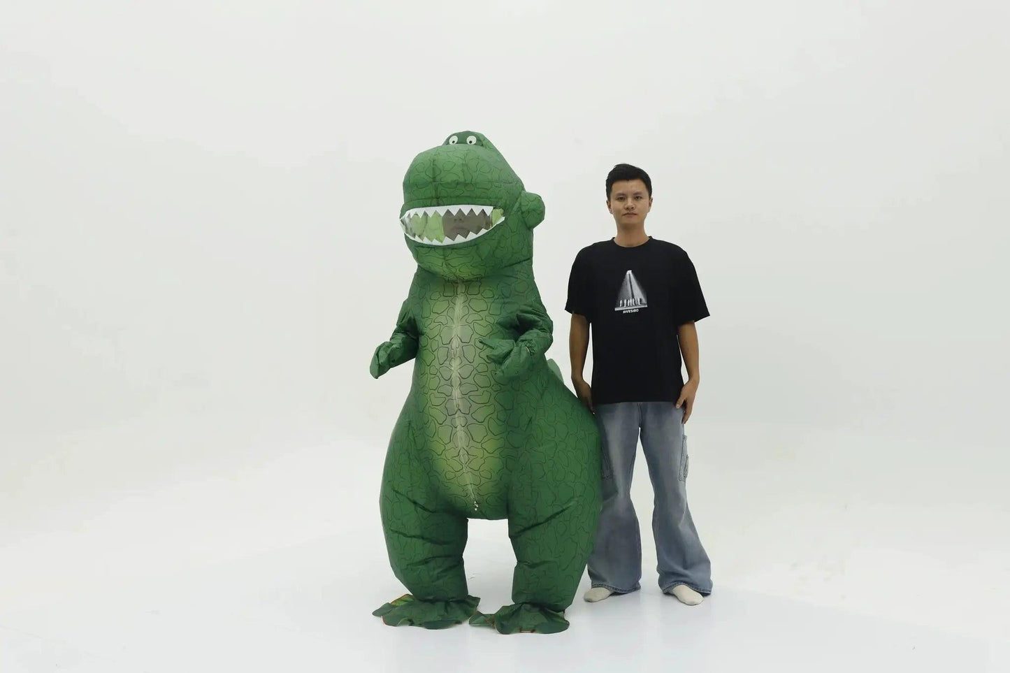  Green Dinosaur Inflatable Costume For Adults Easy Setup -  ToylandEU™