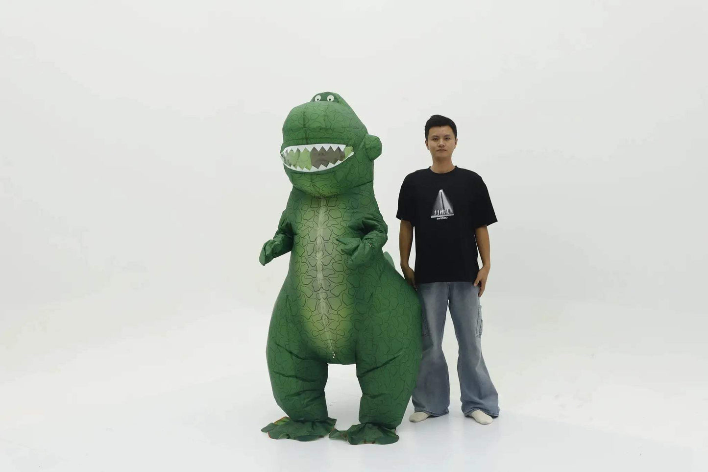  Green Dinosaur Inflatable Costume For Adults Easy Setup -  ToylandEU™