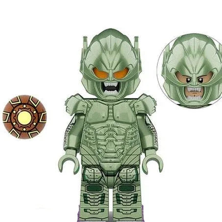 Green Glider Villain Custom Minifig - ToylandEU