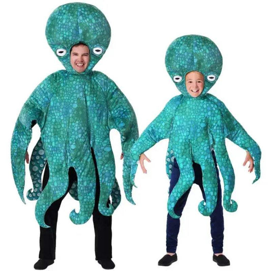 Green Octopus Matching Family Costume Set For Adults And Kids - ToylandEU