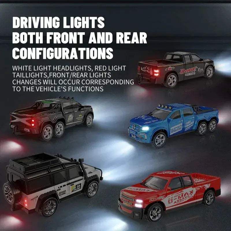 Green RC Car Alloy Remote Control Toy 60 Minute Playtime - ToylandEU