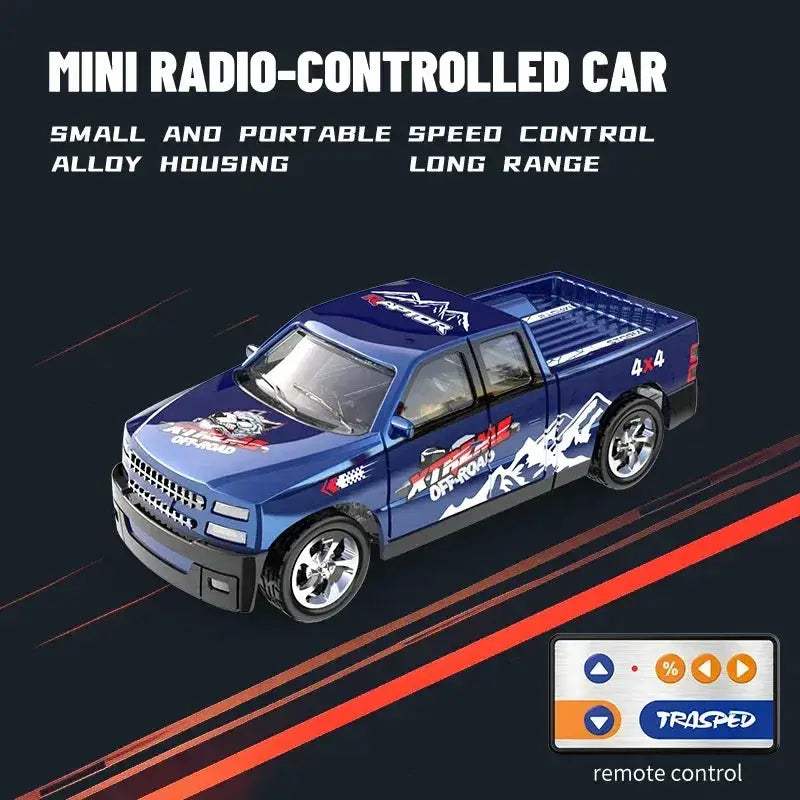 Green RC Car Alloy Remote Control Toy 60 Minute Playtime - ToylandEU