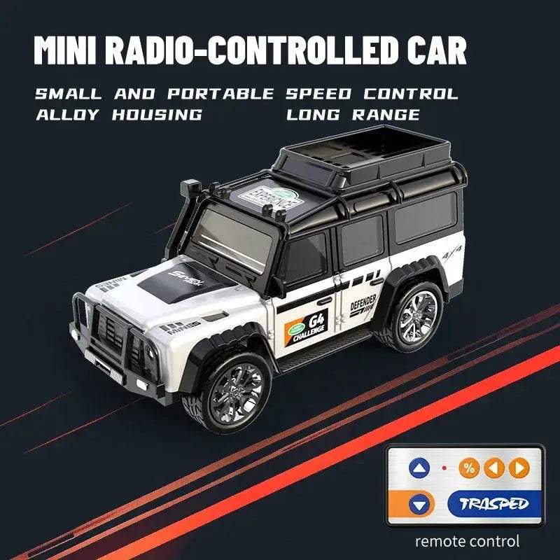 Green RC Car Alloy Remote Control Toy 60 Minute Playtime - ToylandEU