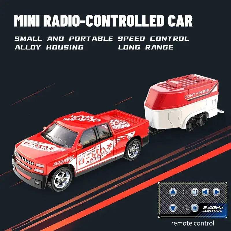 Green RC Car Alloy Remote Control Toy 60 Minute Playtime - ToylandEU
