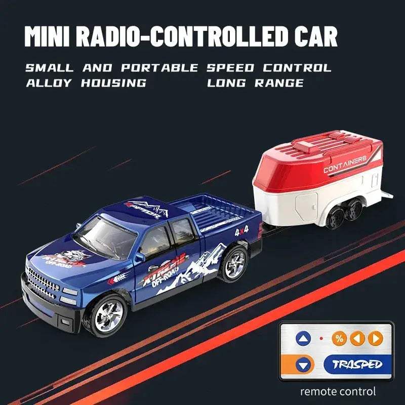 Green RC Car Alloy Remote Control Toy 60 Minute Playtime - ToylandEU