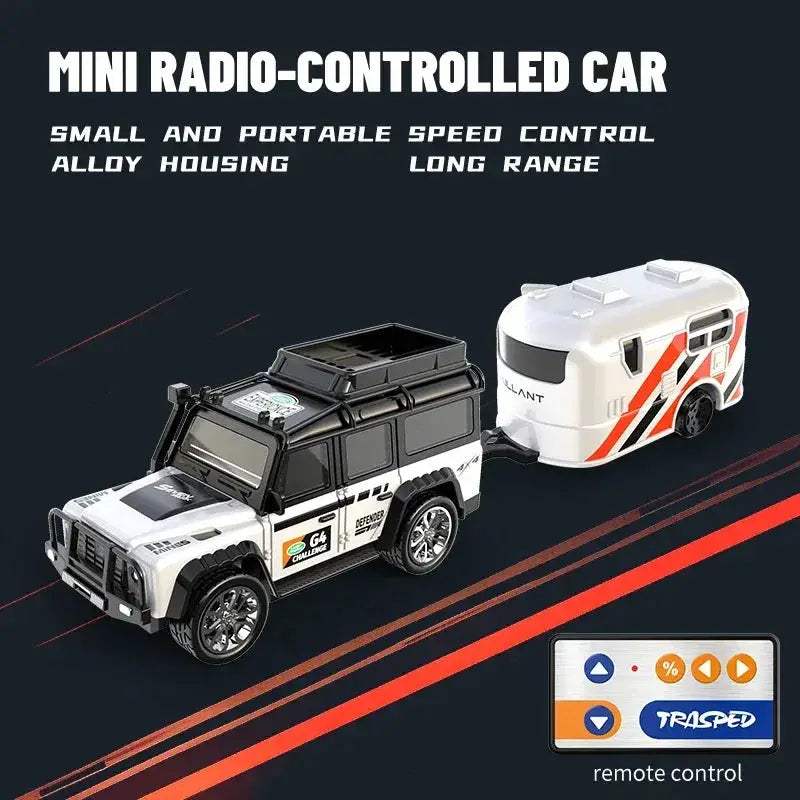 Green RC Car Alloy Remote Control Toy 60 Minute Playtime - ToylandEU