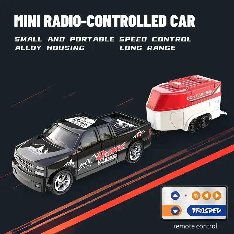 Green RC Car Alloy Remote Control Toy 60 Minute Playtime - ToylandEU