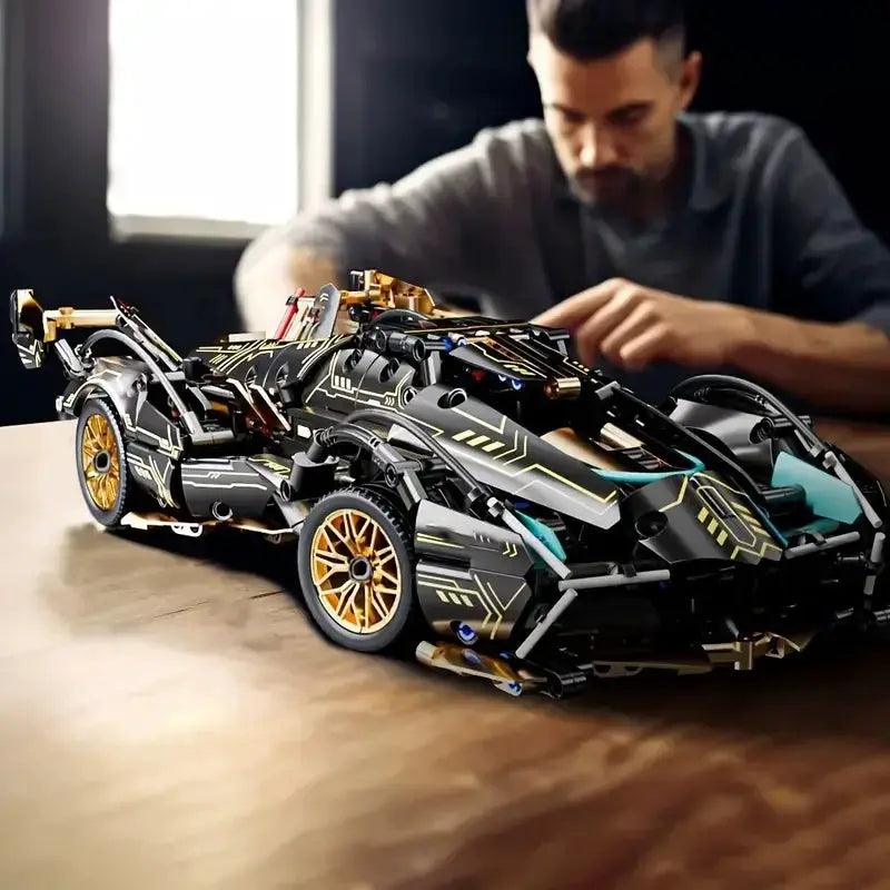  Green Racing Building Blocks Set 1690 Pieces Safe ABS -  ToylandEU™