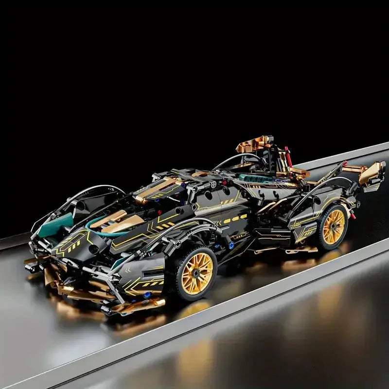  Green Racing Building Blocks Set 1690 Pieces Safe ABS -  ToylandEU™