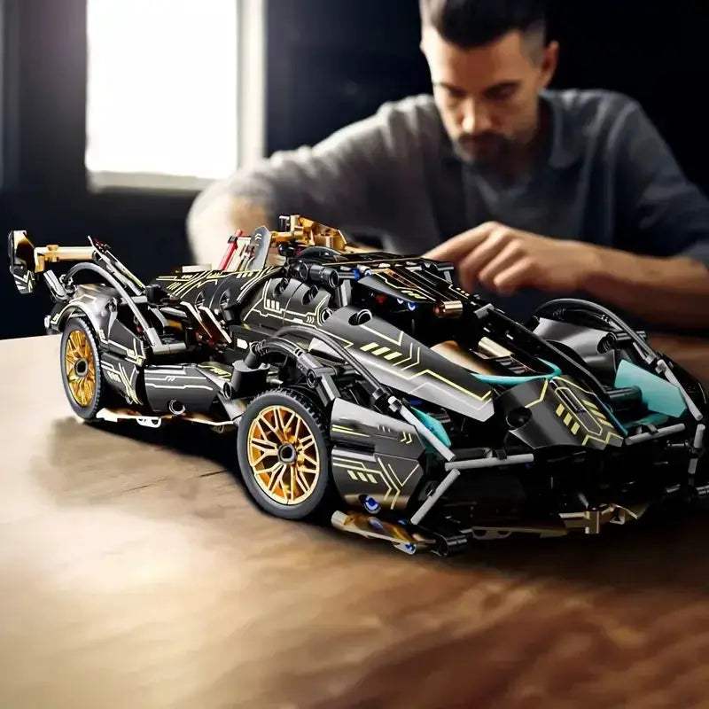  Green Racing Building Blocks Set 1690 Pieces Safe ABS -  ToylandEU™