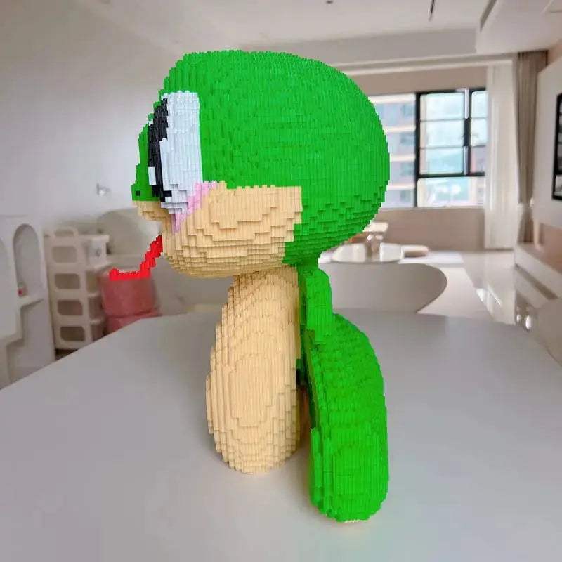  Green Snake Building Blocks Kit 800 Pieces Educational -  ToylandEU™