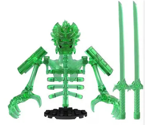 Green Spirit Armor Custom Figure Warrior Collectible ABS Plastic Figure For Display And Play Unofficial - ToylandEU