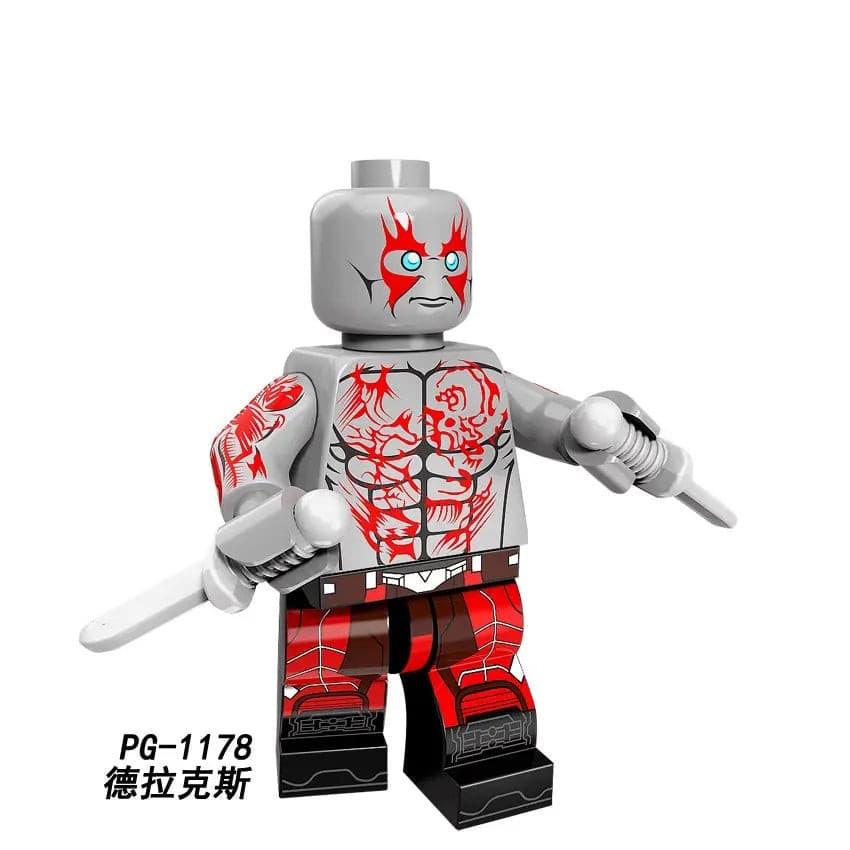 Grey LEGO Compatible Building Block Figure With Durable ABS - ToylandEU