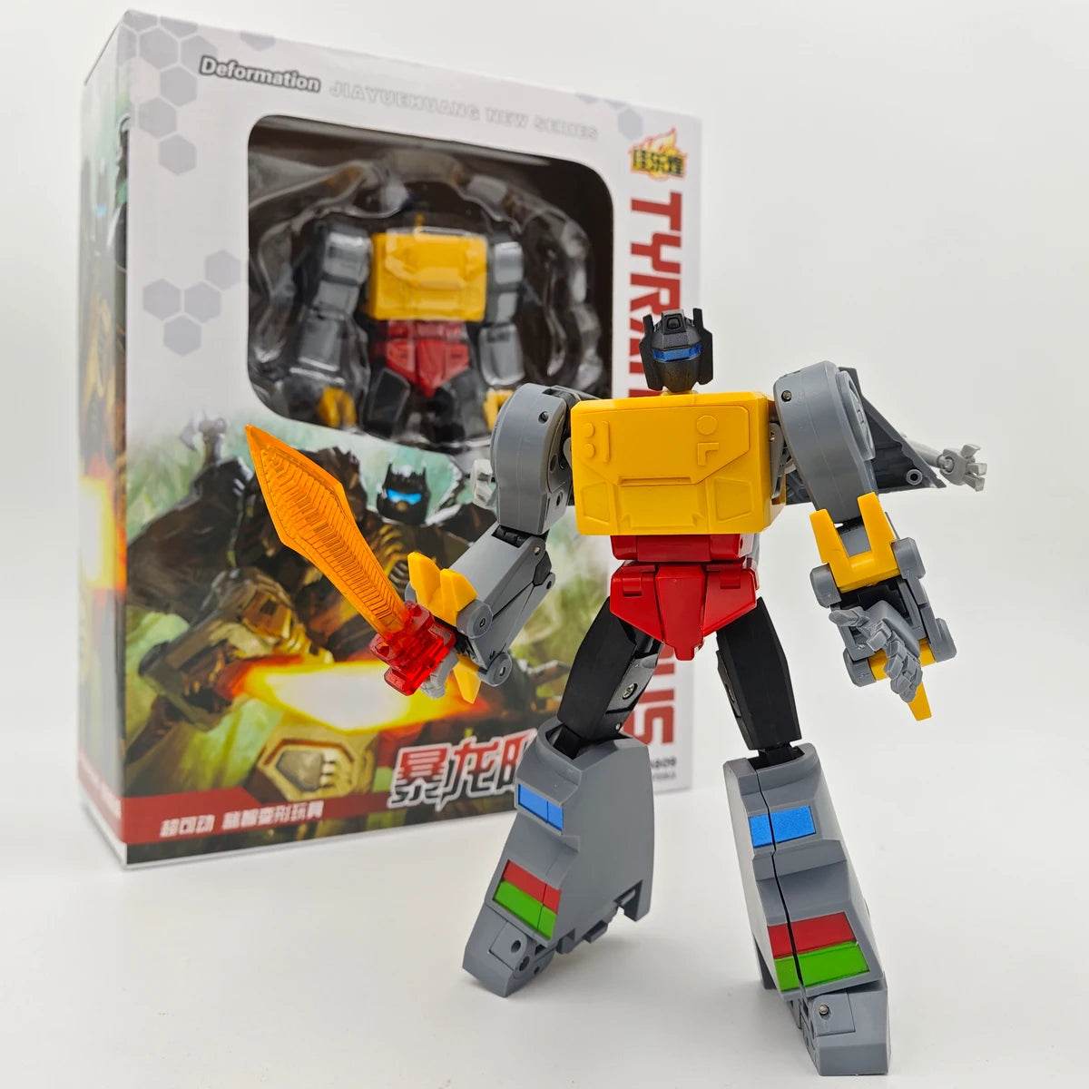 Grimlock KO Ver. Mini Adaptable Robot Toy - 13cm Fun for All Ages - ToylandEU