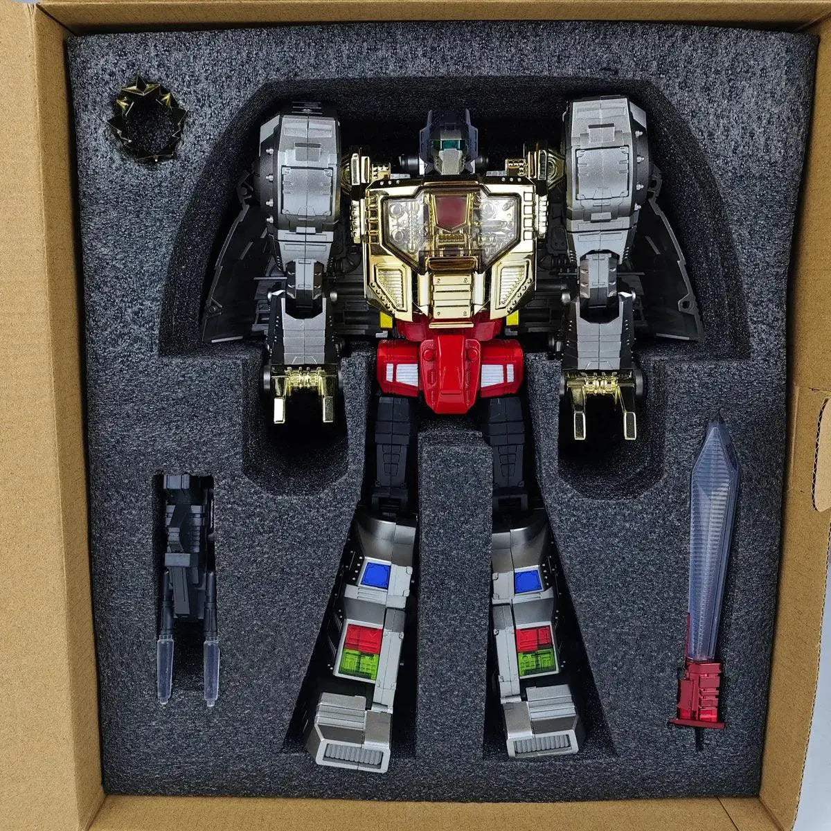 Grimlock MP08 Transformer Action Figure 29cm KO Version Metallic Color - ToylandEU