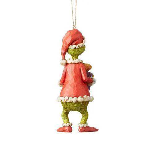  Grinch Ornament Handcrafted Jim Shore Holding Present -  ToylandEU™