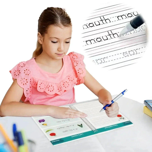  Grooved Writing Practice Books Handwriting Workbooks VAKIND -  ToylandEU™