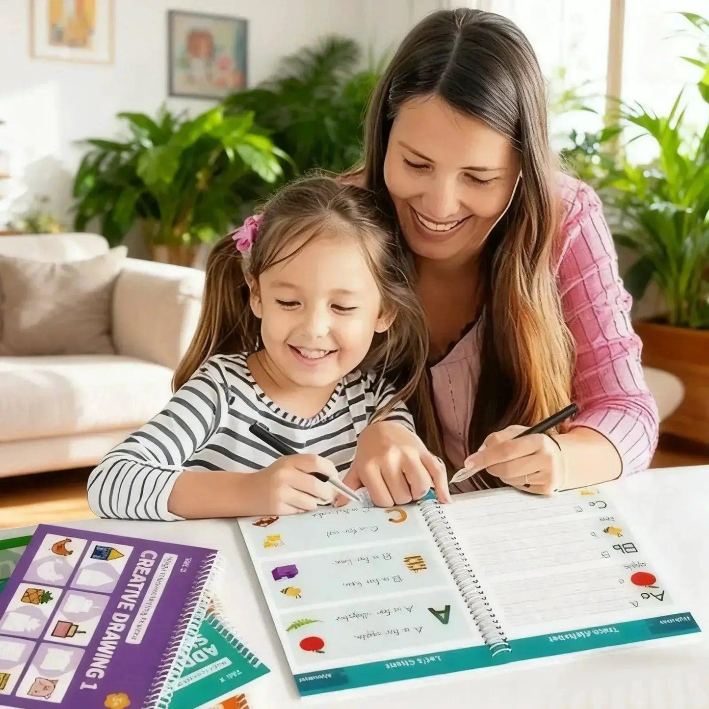  Grooved Writing Practice Books Handwriting Workbooks VAKIND -  ToylandEU™