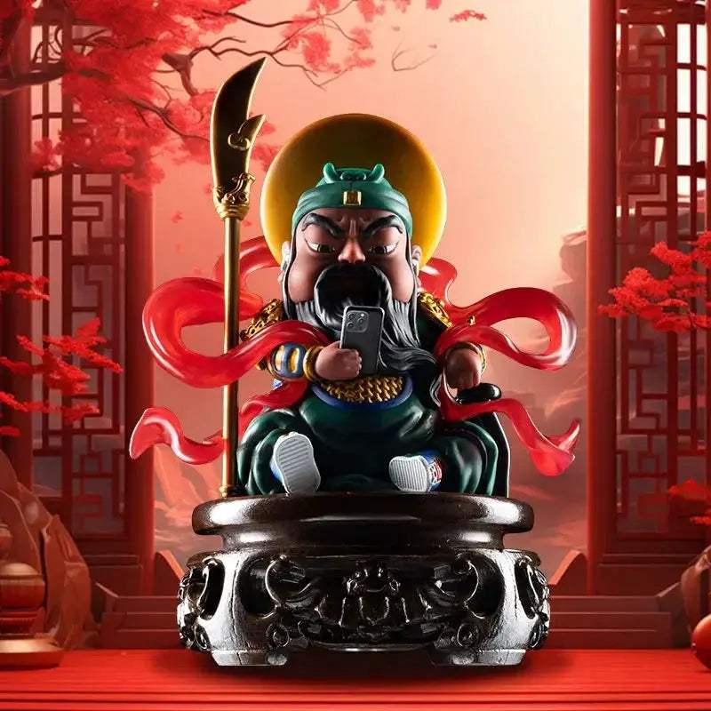  Guan Yu God Of Wealth Resin Figurine For Desk Feng Shui -  ToylandEU™