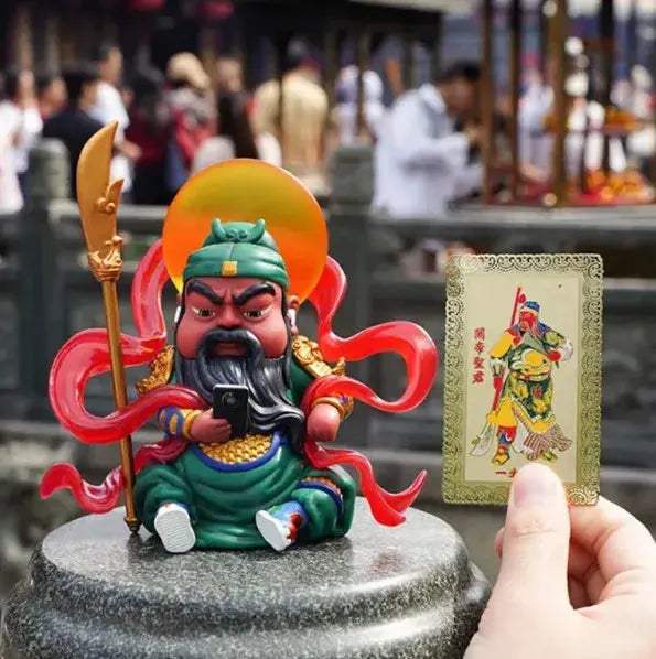  Guan Yu God Of Wealth Resin Figurine For Desk Feng Shui -  ToylandEU™