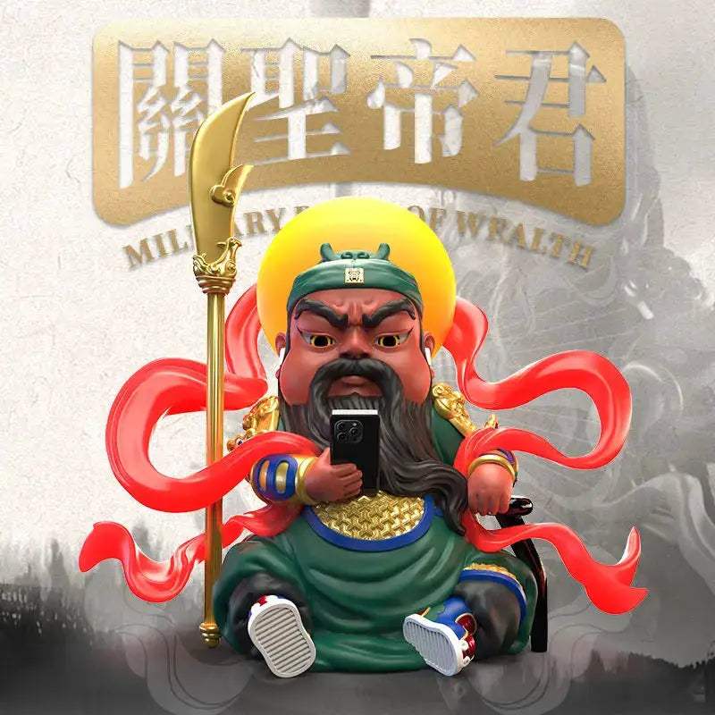  Guan Yu God Of Wealth Resin Figurine For Desk Feng Shui -  ToylandEU™