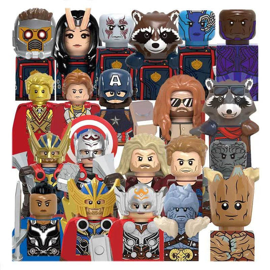 Guardians of the Galaxy Mini Action Figures - Collectible Heroes Set - ToylandEU
