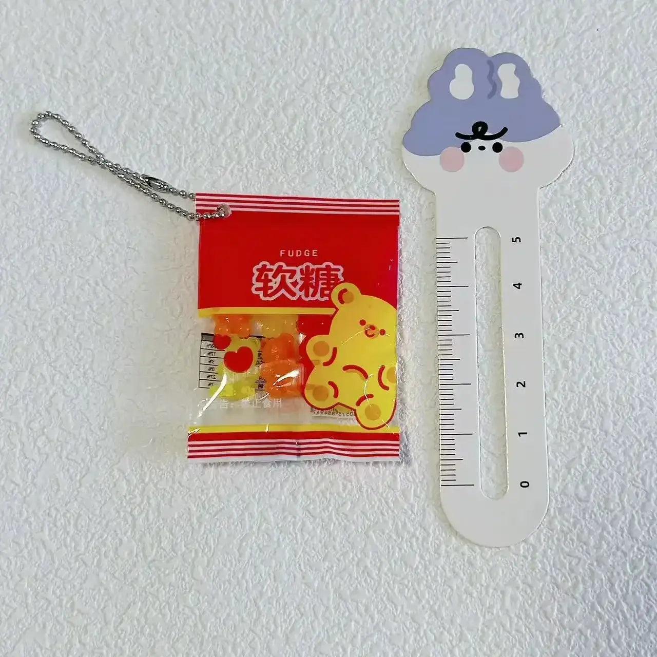  Gummy Bear Bag Charm Squishy Toy Slow Rising Keychain -  ToylandEU™