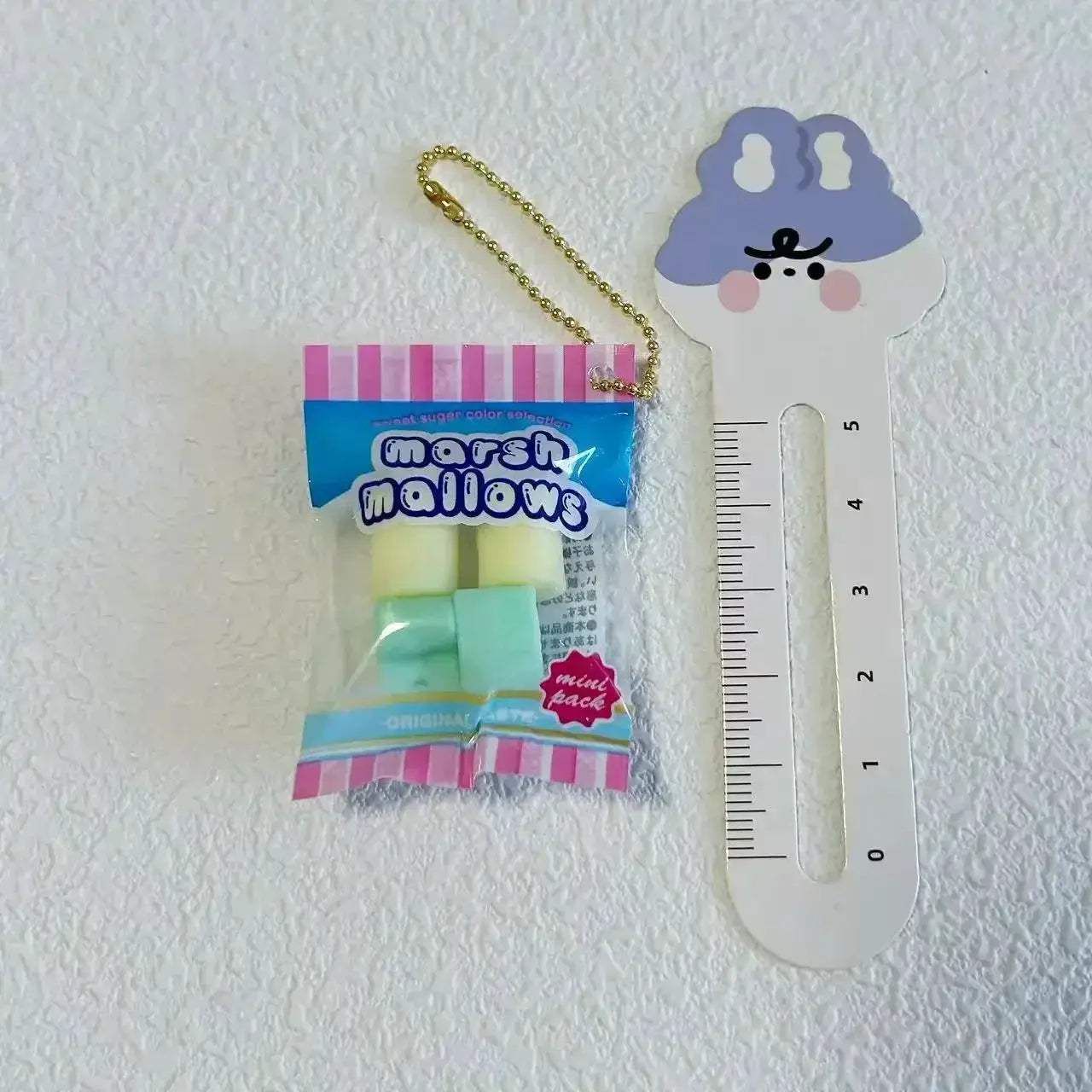Gummy Bear Bag Charm Squishy Toy Slow Rising Keychain Fidget - ToylandEU