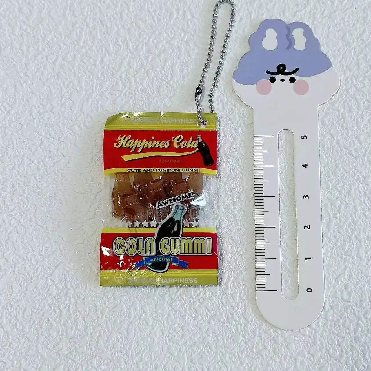 Gummy Bear Bag Charm Squishy Toy Slow Rising Keychain Fidget - ToylandEU