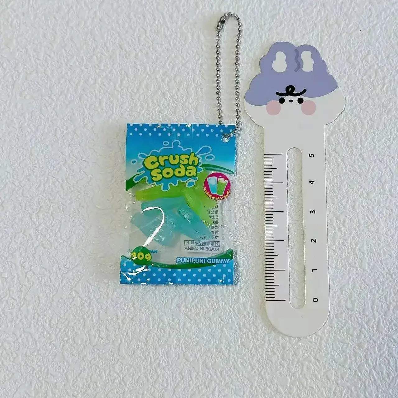 Gummy Bear Bag Charm Squishy Toy Slow Rising Keychain Fidget - ToylandEU