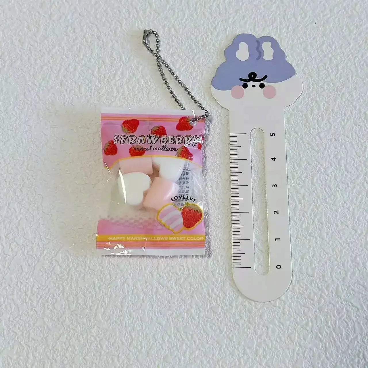 Gummy Bear Bag Charm Squishy Toy Slow Rising Keychain Fidget - ToylandEU