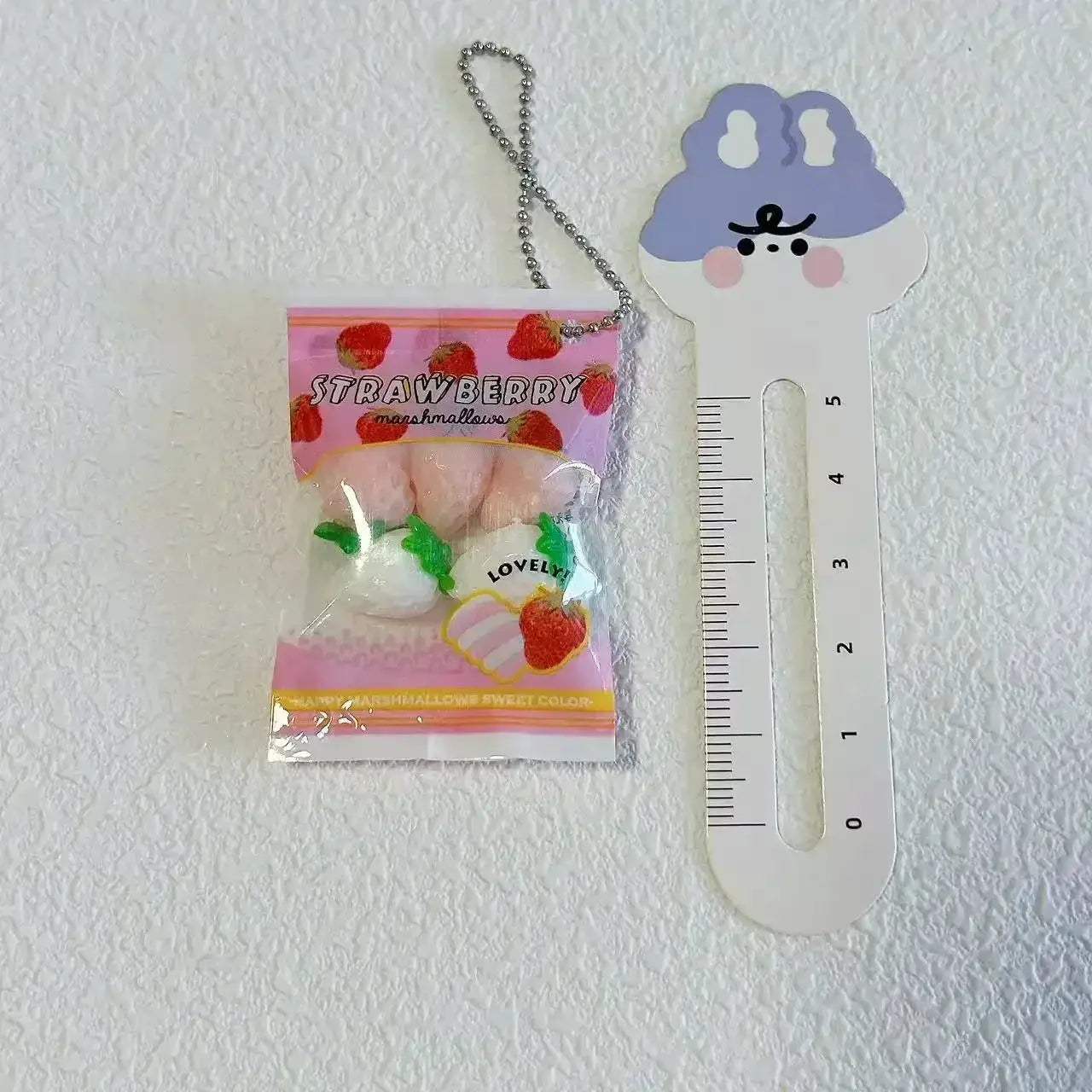Gummy Bear Bag Charm Squishy Toy Slow Rising Keychain Fidget - ToylandEU