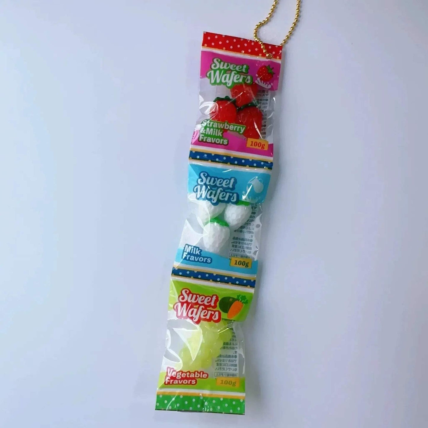 Gummy Bear Bag Charm Squishy Toy Slow Rising Keychain Fidget - ToylandEU
