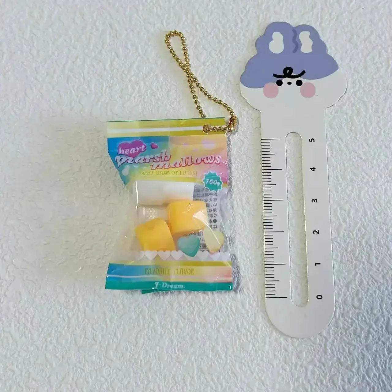 Gummy Bear Bag Charm Squishy Toy Slow Rising Keychain Fidget - ToylandEU