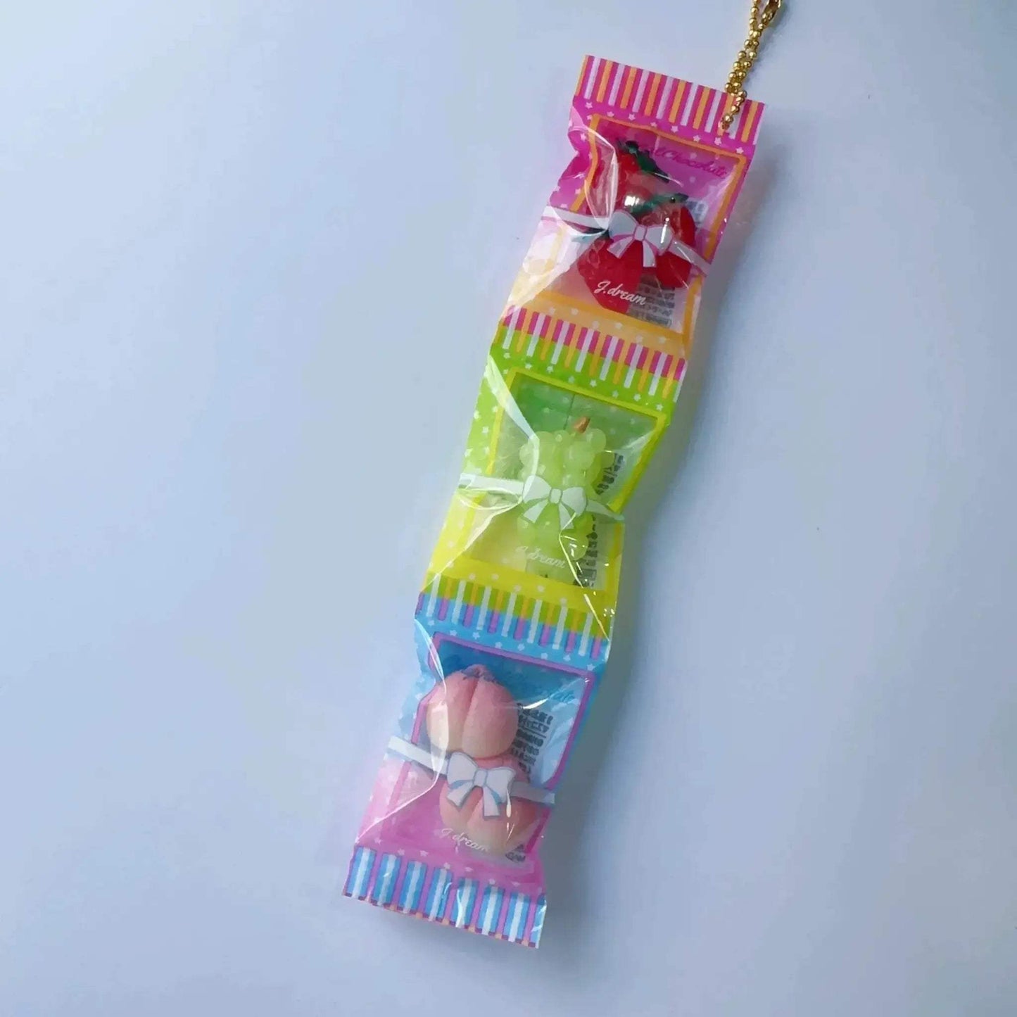 Gummy Bear Bag Charm Squishy Toy Slow Rising Keychain Fidget - ToylandEU