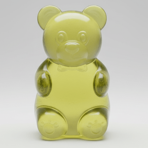 Gummy Bear Squish Toy | Yellow Slow Rising | Toylandeu™