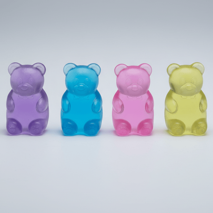 Gummy Bear Squishies Set Slow Rising Colorful Toylandeu