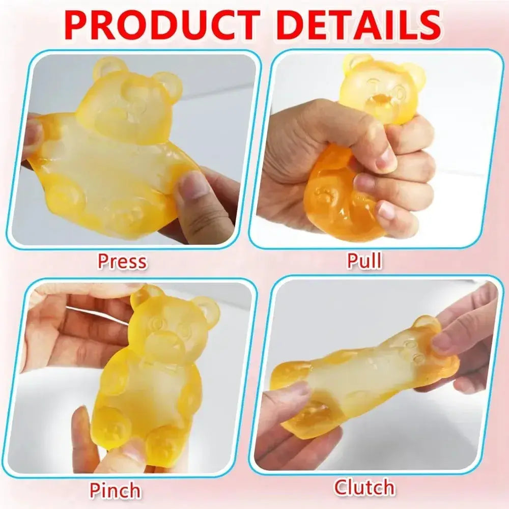 Gummy Bear Squishy Toy For Stress Relief And Focus - ToylandEU