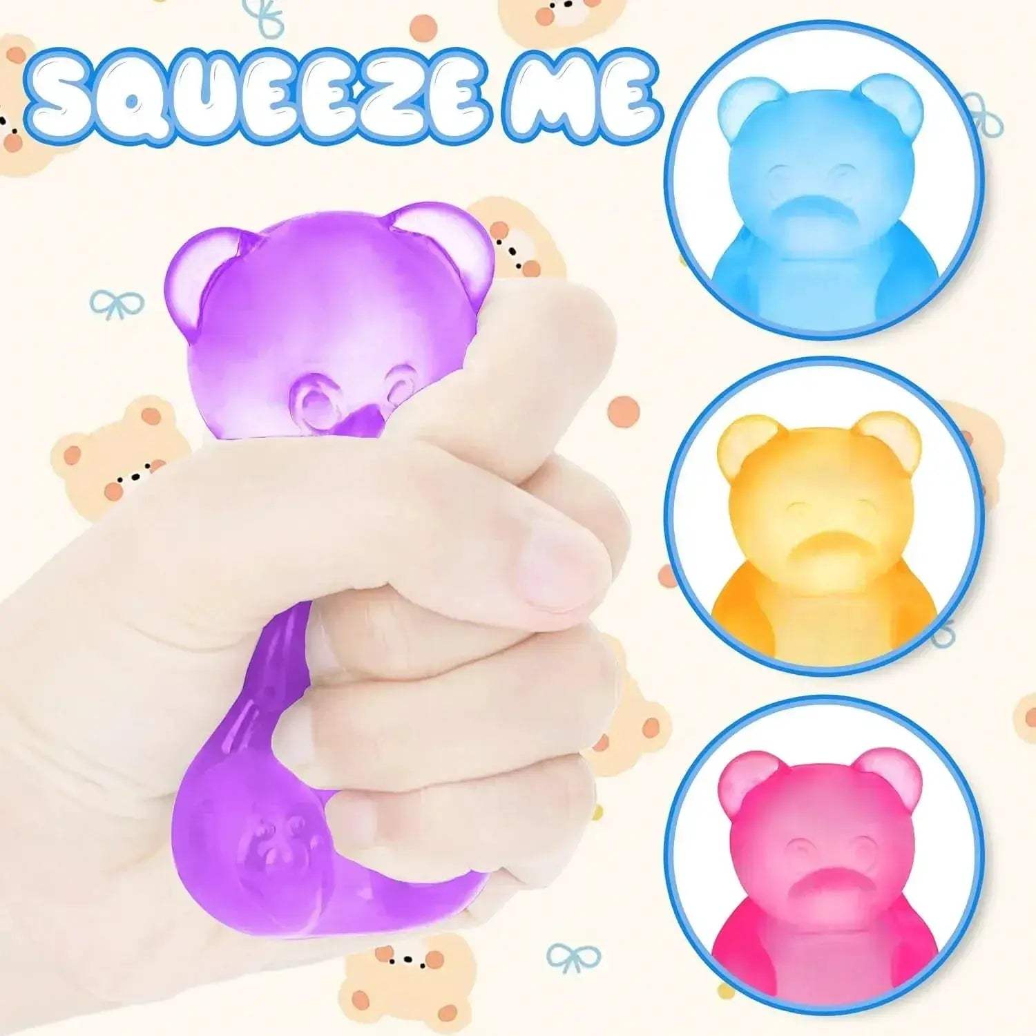 Gummy Bear Stress Ball Squishy Toy For Ultra Soft Relief - ToylandEU