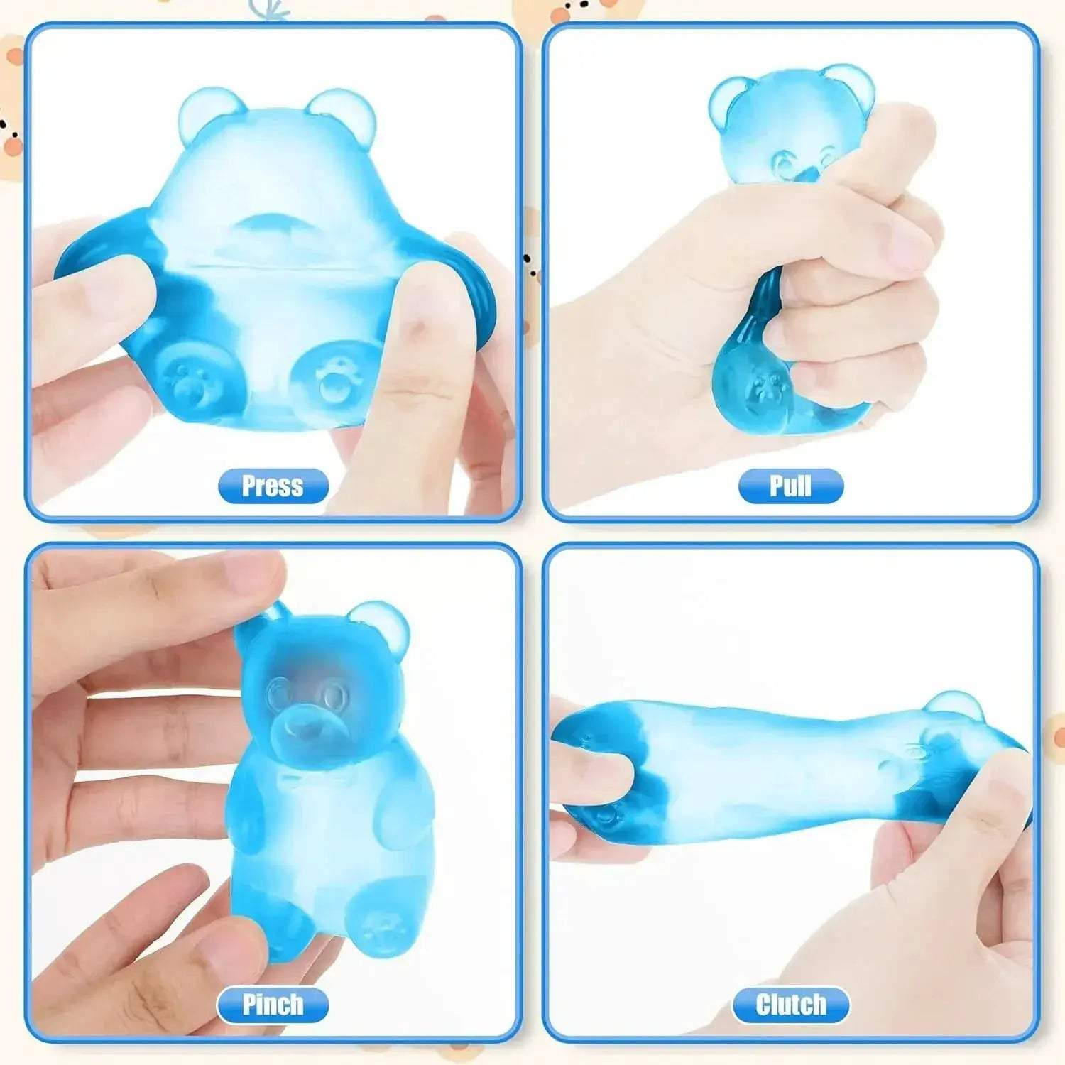 Gummy Bear Stress Ball Squishy Toy For Ultra Soft Relief - ToylandEU