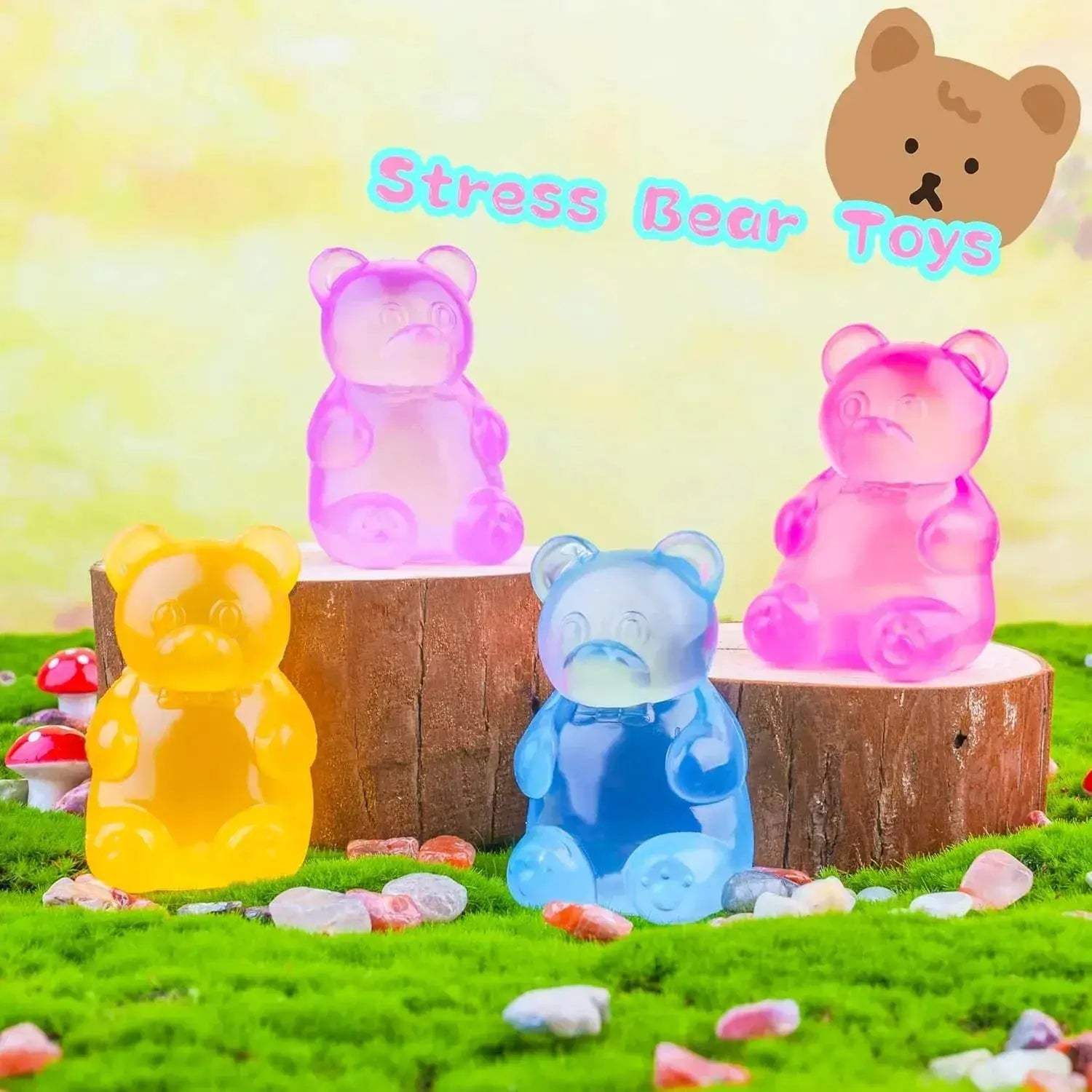 Gummy Bear Stress Ball Squishy Toy For Ultra Soft Relief - ToylandEU