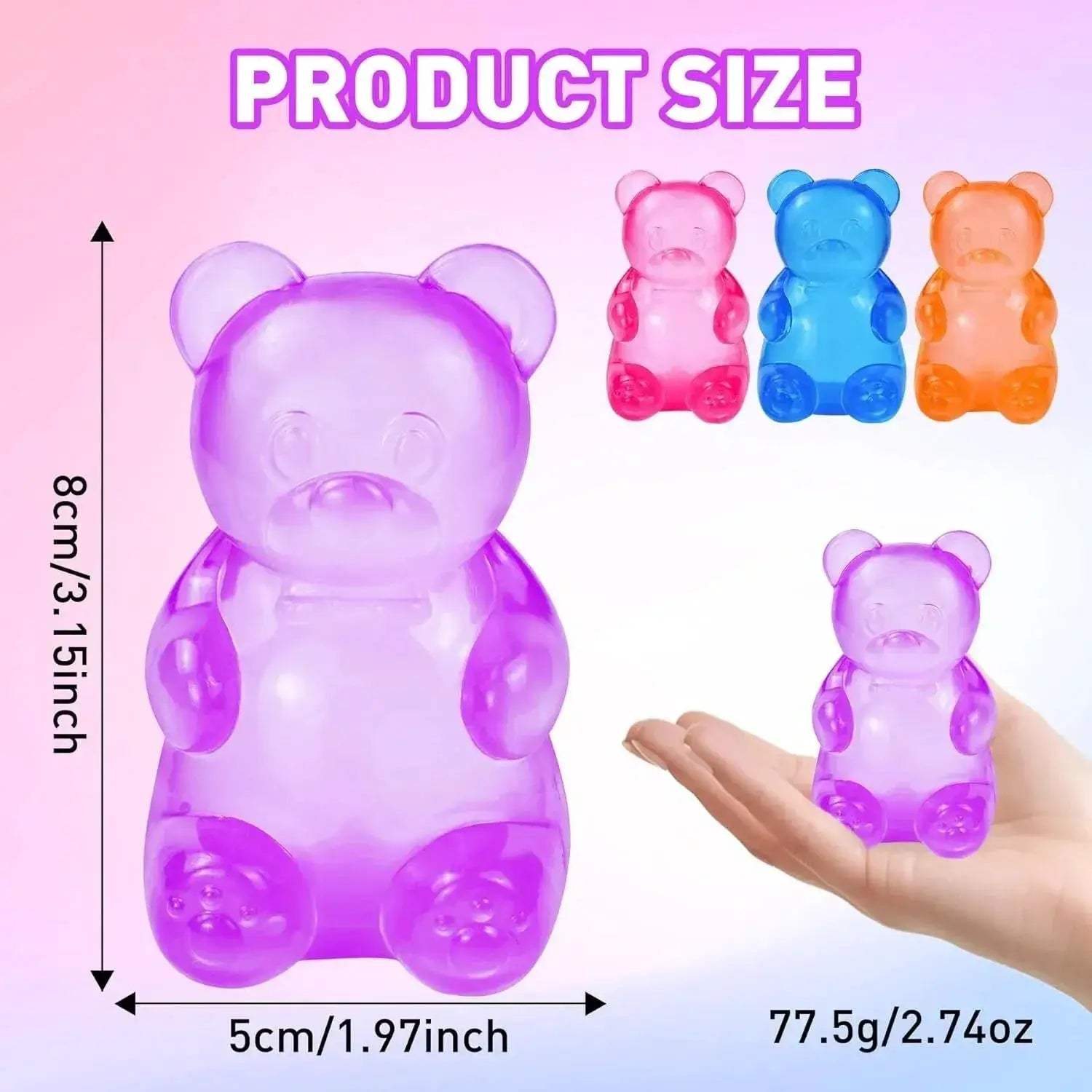 Gummy Bear Stress Ball Squishy Toy For Ultra Soft Relief - ToylandEU