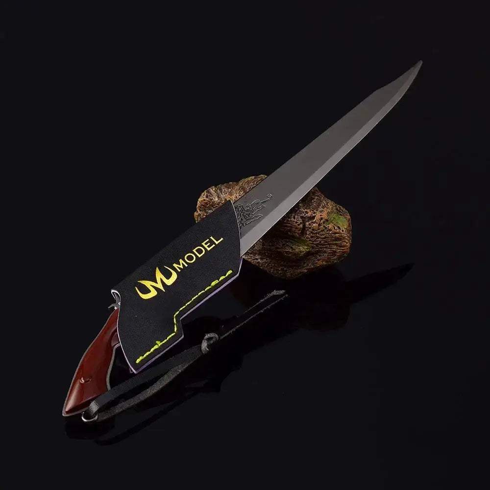 Gunblade Sword 22cm Metal Fantasy Weapon Keychain Collectible - ToylandEU