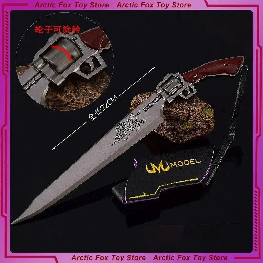  Gunblade Sword 22cm Metal Keychain Collectible Premium -  ToylandEU™