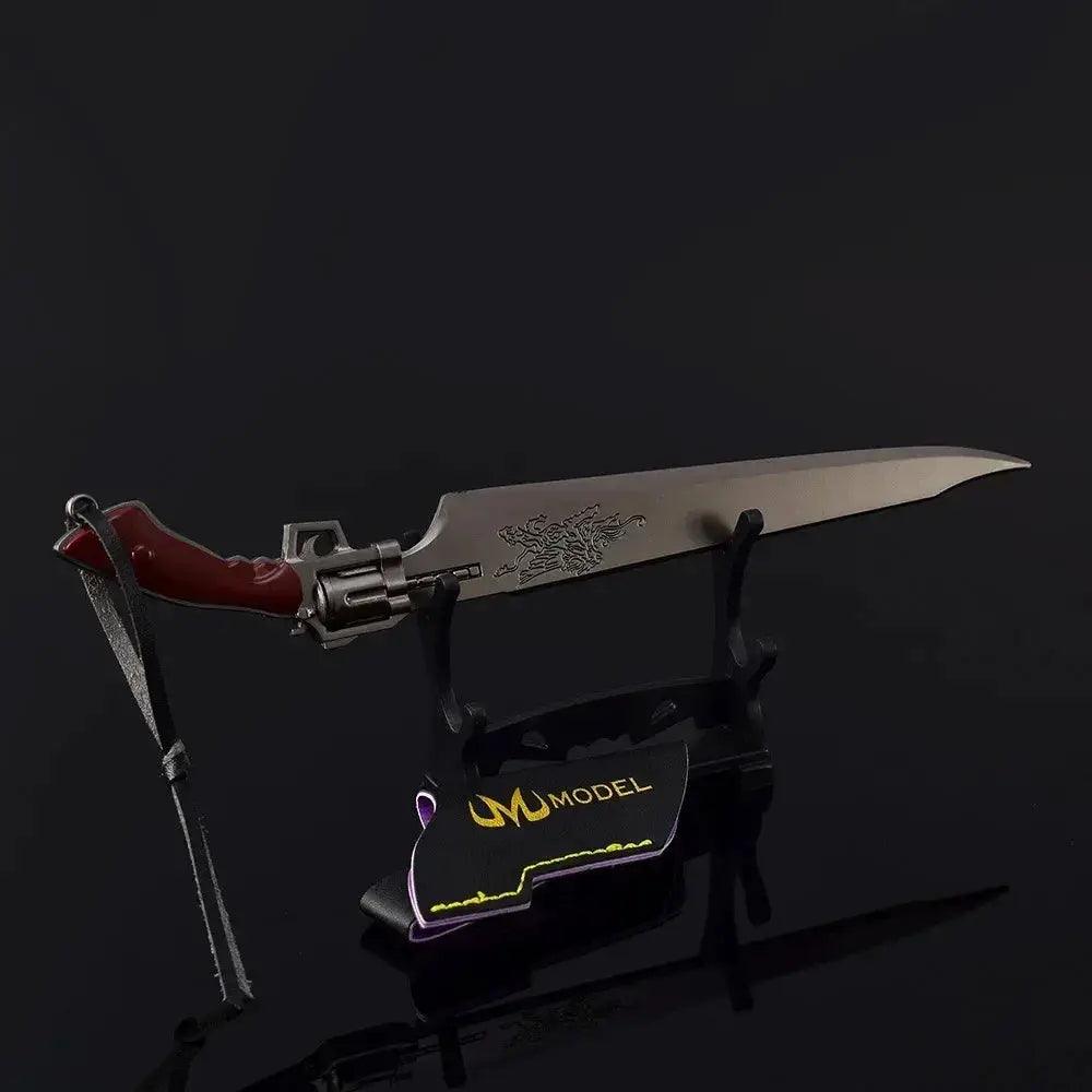  Gunblade Sword 22cm Metal Keychain Collectible Premium -  ToylandEU™